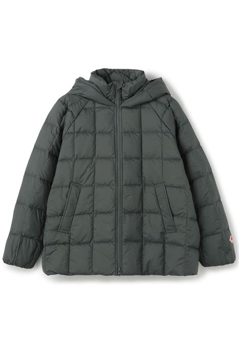 nylon taffeta square quilted down jacket woman grey DANTON | DT-A0567M. GREY